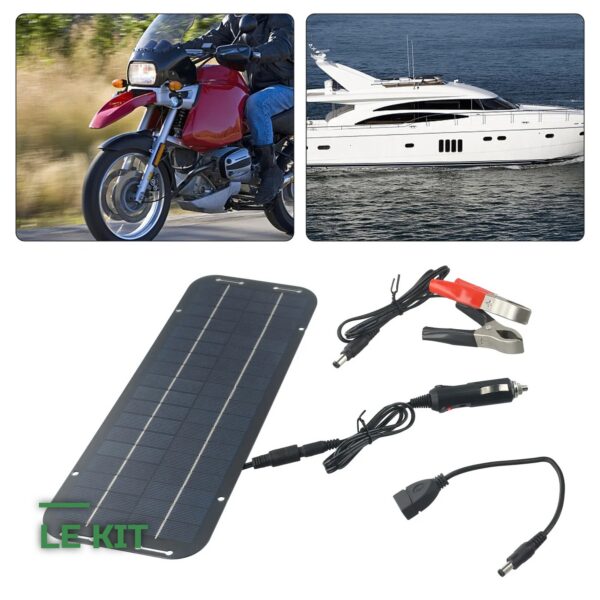 Kit Solaire 12V Portable pour Camping-Car