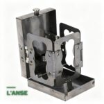 Lanterne à Bougie Pliable en Métal et Verre