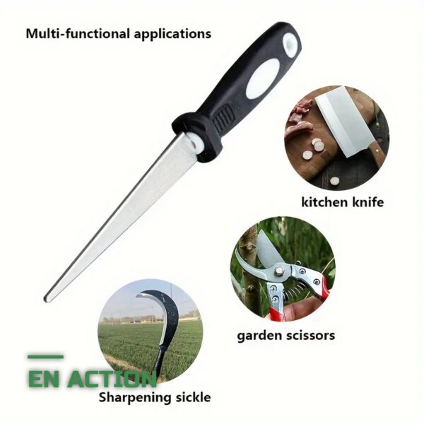 Lime Diamant d'Affûtage pour Outils de Jardin