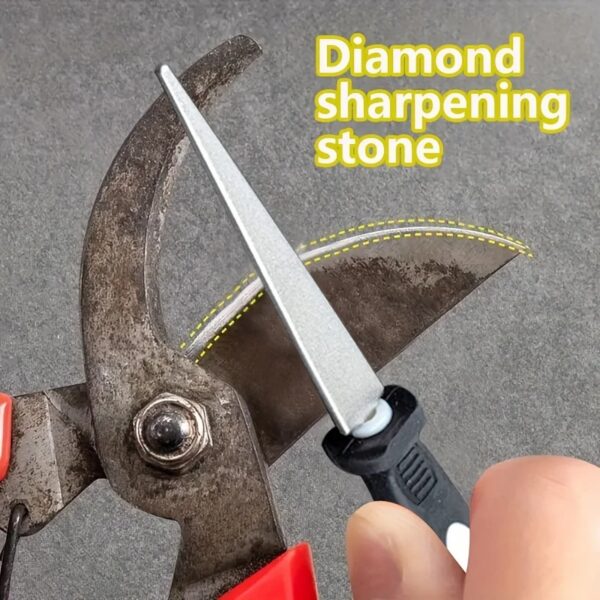 Lime Diamant d'Affûtage pour Outils de Jardin