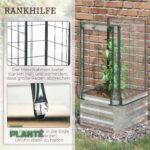 Lot de 3 Bacs Potagers Surélevés avec Treillis