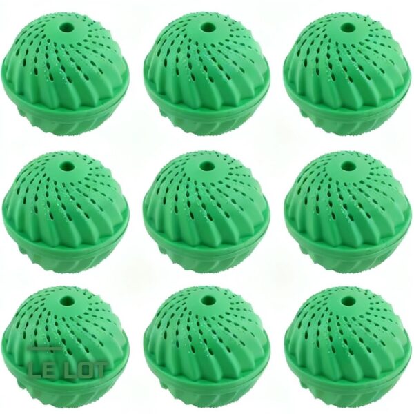 Lot de Boules de Lavage Écologiques Réutilisables