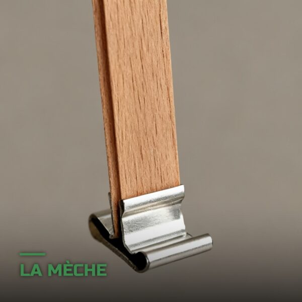 Lot de Mèches en Bois Crépitantes pour Bougies