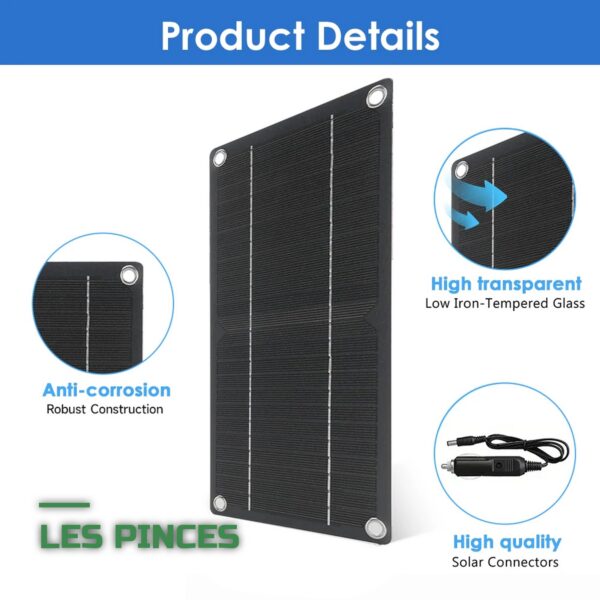 Mainteneur de Charge Solaire 12V pour Batterie