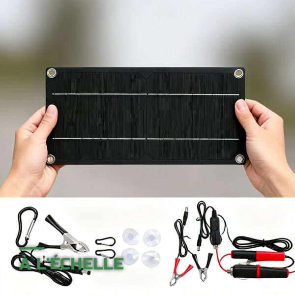 Mainteneur de Charge Solaire 12V pour Batterie