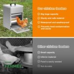 Mangeoire Automatique à Pédale Anti-Gaspillage pour Poules