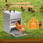 Mangeoire Automatique à Pédale Anti-Gaspillage pour Poules
