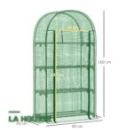 Mini-Serre de Balcon à 4 Étagères