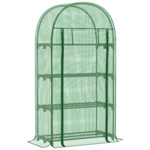 Mini-Serre de Balcon à 4 Étagères