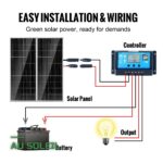 Panneau Solaire Monocristallin 100W