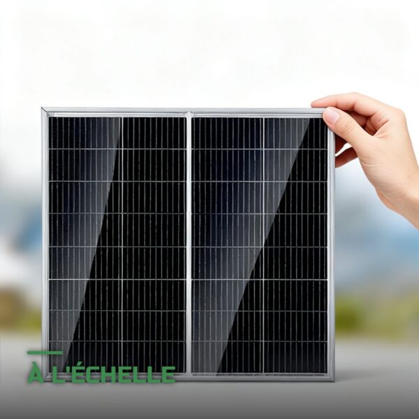 Panneau Solaire Monocristallin 100W