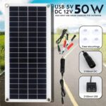 Panneau Solaire Monocristallin 50W Compact