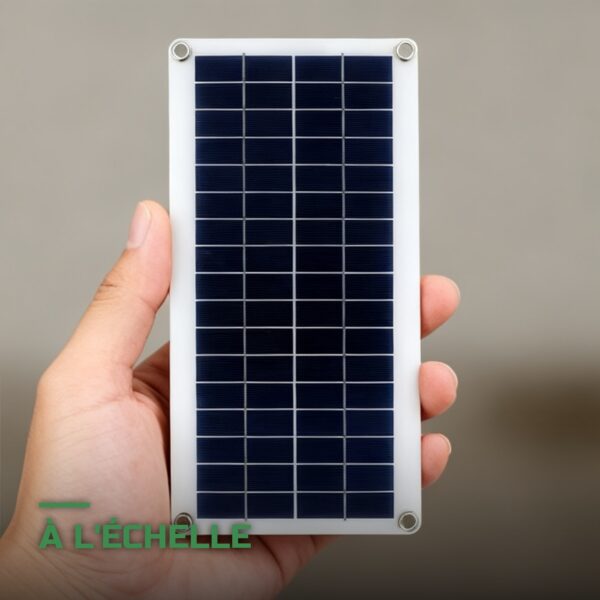 Panneau Solaire Monocristallin 50W Compact