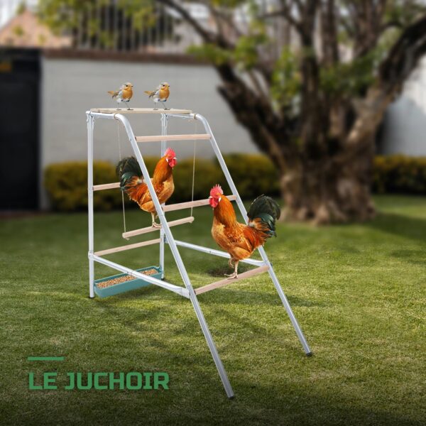 Perchoir Juchoir en Bois pour Poules