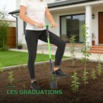 Plantoir à Bulbes en Acier avec Manche