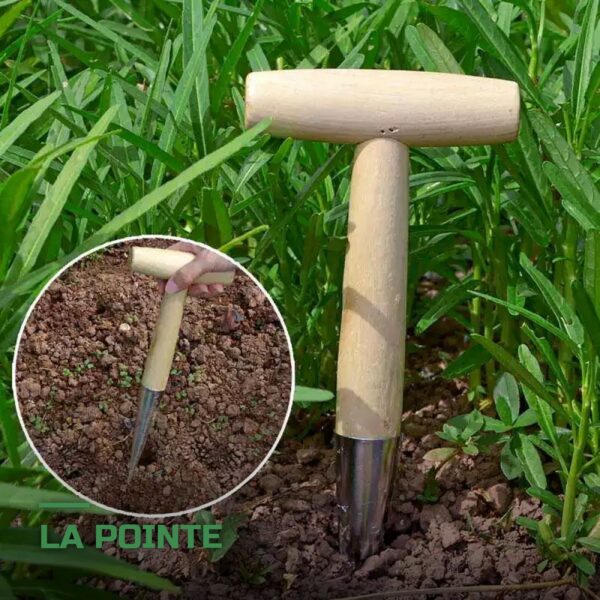 Plantoir à Semis Manuel en Bois