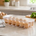 Plateaux de Rangement Empilables pour Œufs
