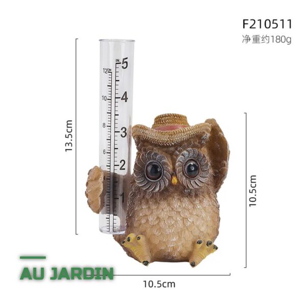 Pluviomètre de Jardin Décoratif Gradué