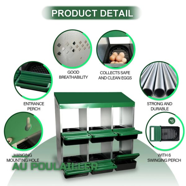 Pondoir à Œufs Roulants Rollaway pour Poules