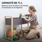 Potager Surélevé sur Pieds en Géotextile