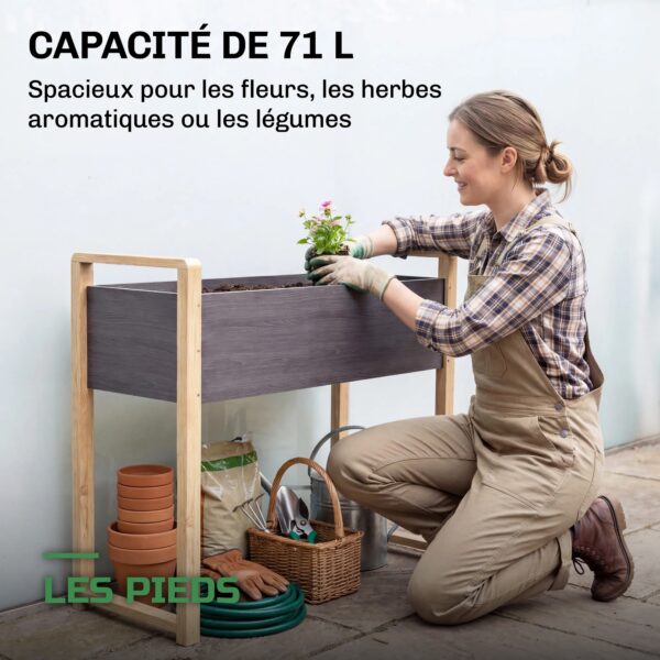 Potager Surélevé sur Pieds en Géotextile