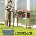 Potager Surélevé sur Pieds en Géotextile