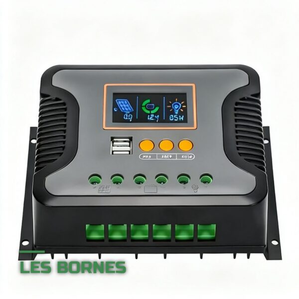 Régulateur de Charge Solaire PWM 12V-24V