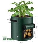 Sacs de Culture pour Pommes de Terre avec Fenêtre