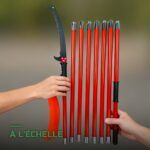 Scie d'Élagage Télescopique à Perche pour Branches Hautes