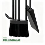 Set d'Outils de Cheminée 4 Pièces sur Support