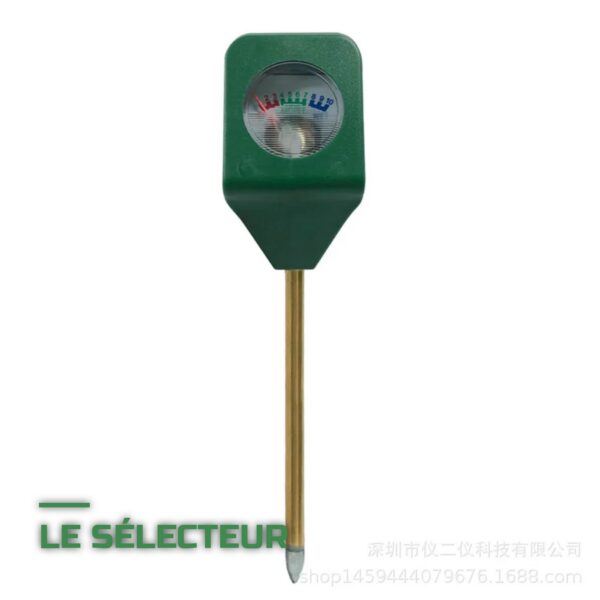 Testeur de Sol 3-en-1 pH Humidité Lumière