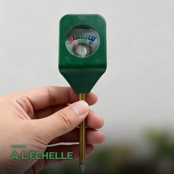 Testeur de Sol 3-en-1 pH Humidité Lumière