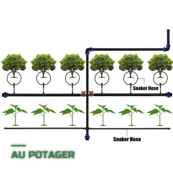 Tuyau Microporeux Suintant d'Arrosage