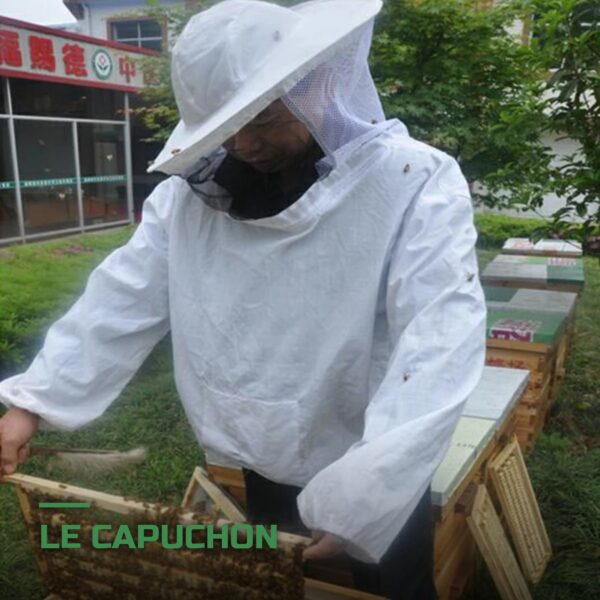 Veste d'Apiculture avec Voile et Chapeau