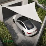 Voile d'Ombrage Triangulaire pour Jardin