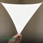 Voile d'Ombrage Triangulaire pour Jardin