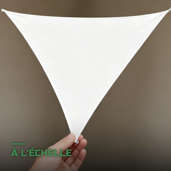 Voile d'Ombrage Triangulaire pour Jardin