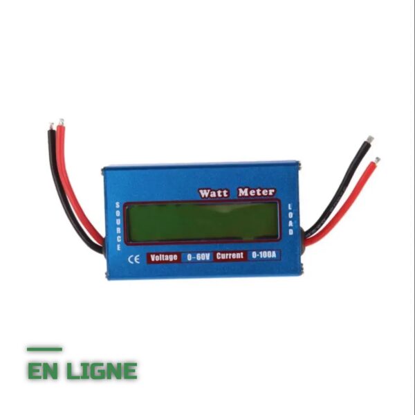 Wattmètre Numérique DC pour Panneau Solaire